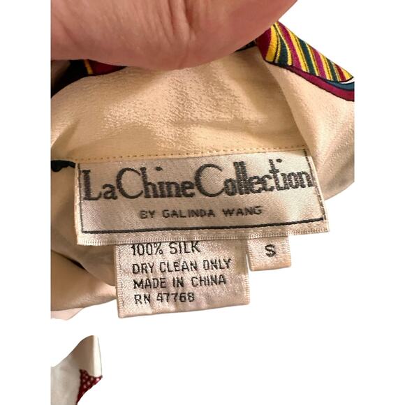 La Chine Collection Vintage Silk Fish Print Set Size Small - Picture 5 of 5